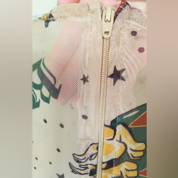 β¨Amazing Tattoo Lady | California Costumes π€β¨dress w/custom feather headpiece - Picture 4 of 15